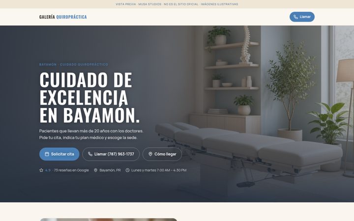 Vista previa de Galería Quiropráctica Bayamón